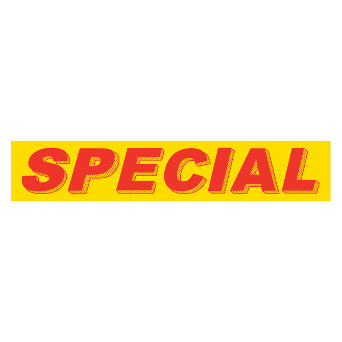 Yellow & Red Slogan - Special - Qty. 12