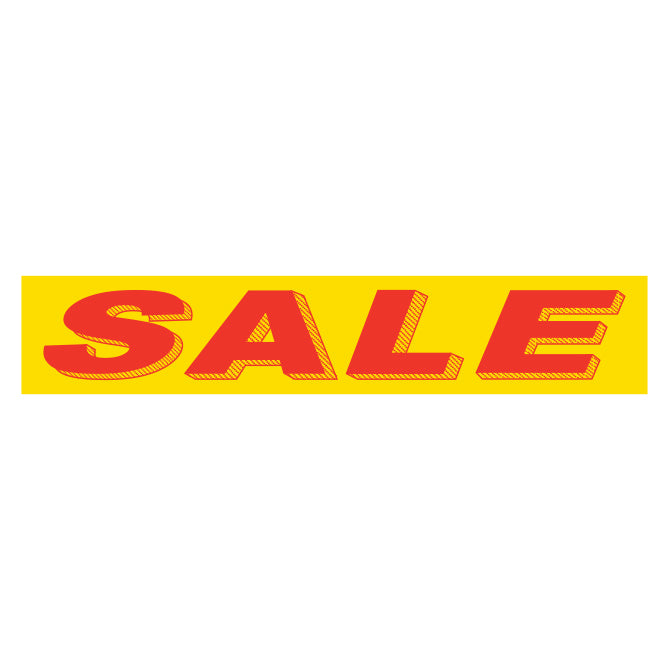 Yellow & Red Slogan - Sale - Qty. 12