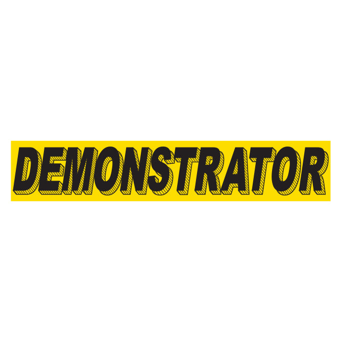 Yellow & Black Slogan - Demonstrator - Qty. 12