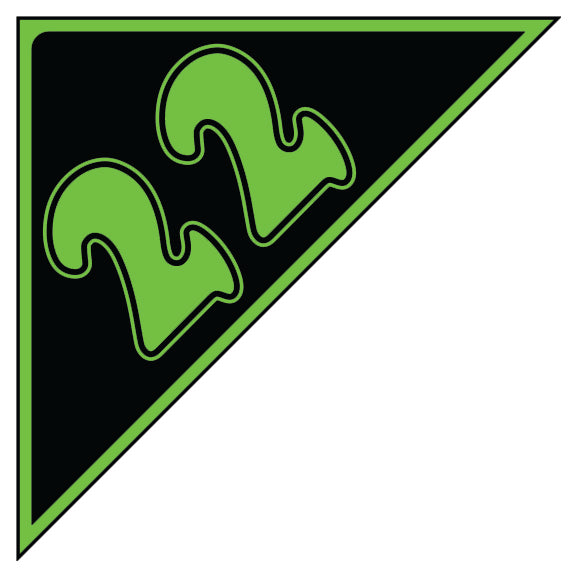 Window Sticker - Auto Angles - Green & Black - 2022 - Qty. 12