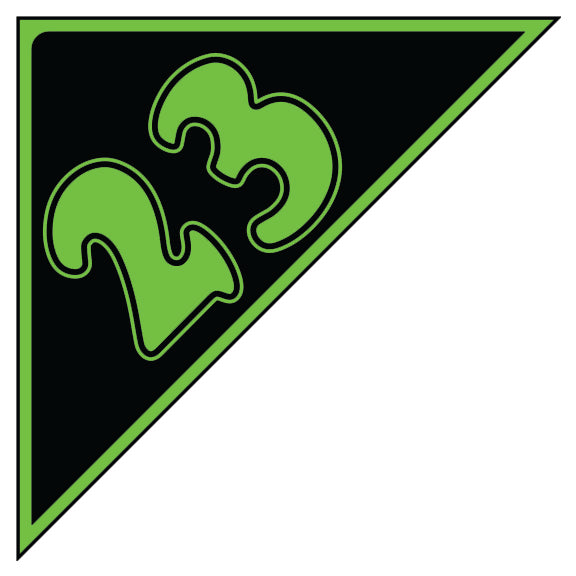 Window Sticker - Auto Angles - Green & Black - 2023 - Qty. 12