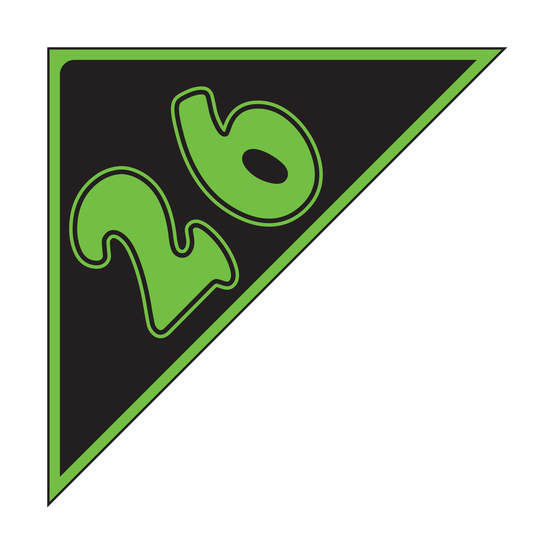 Window Sticker - Auto Angles - Green & Black - 2026 - Qty. 12