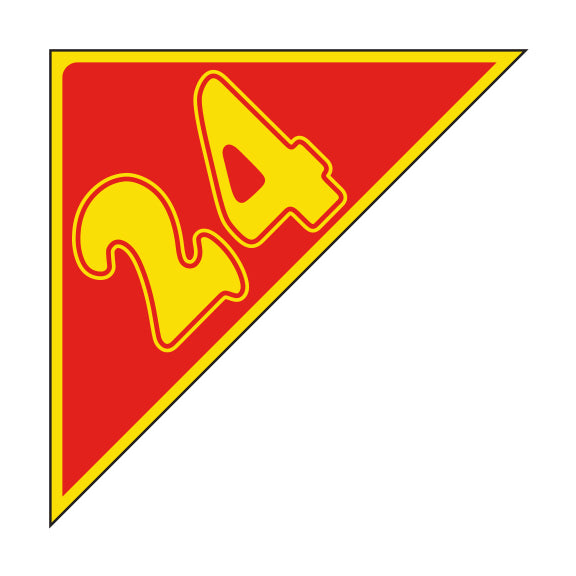 Window Sticker - Auto Angles - Yellow & Red - 2024 - Qty. 12