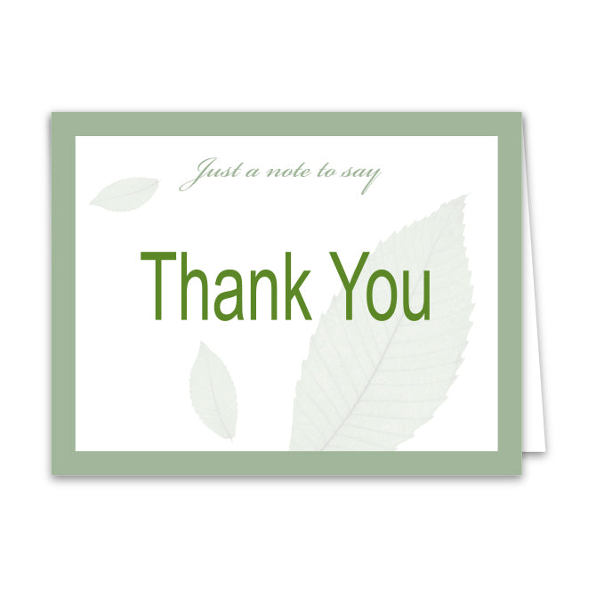 Thank You Card - Blank Inside - Qty. 50