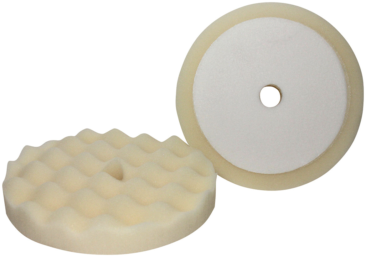 White Velcro Waffle Foam Pad - 8" - 2 Pads - Qty 1 Pk