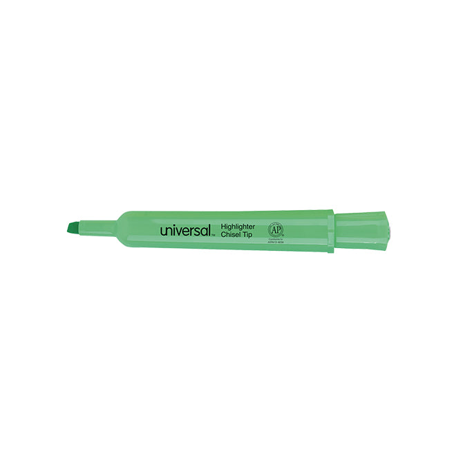 Highighter - Chisel Tip - Green - Qty. 12 Per Box
