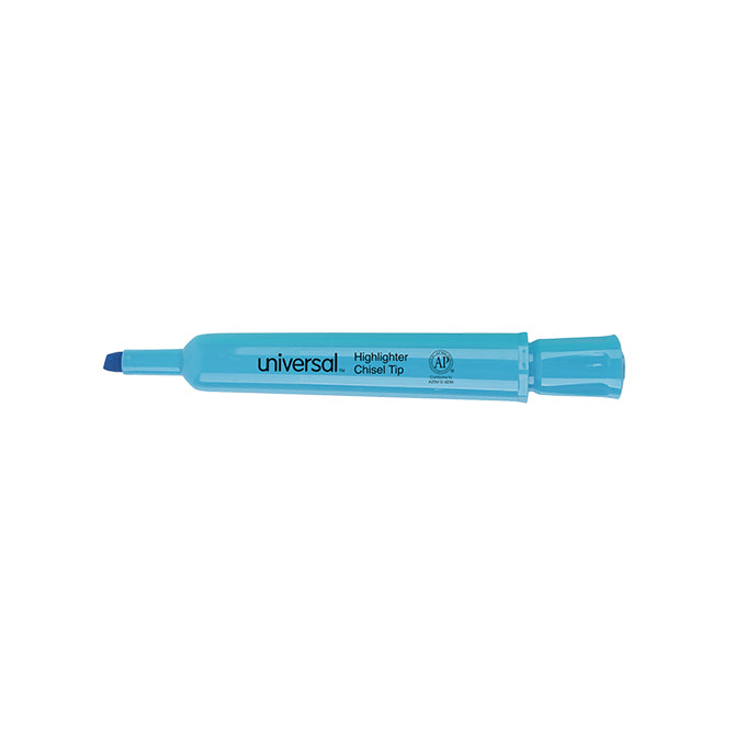 Highighter - Chisel Tip - Blue - Qty. 12 Per Box