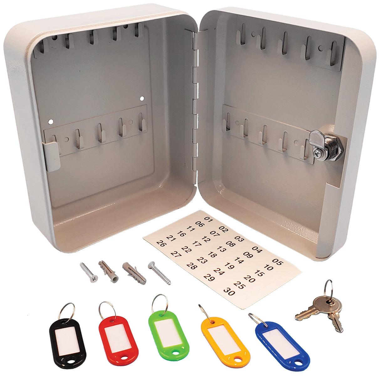 Key Control Cabinet - 20 Key Capacity - Qty. 1