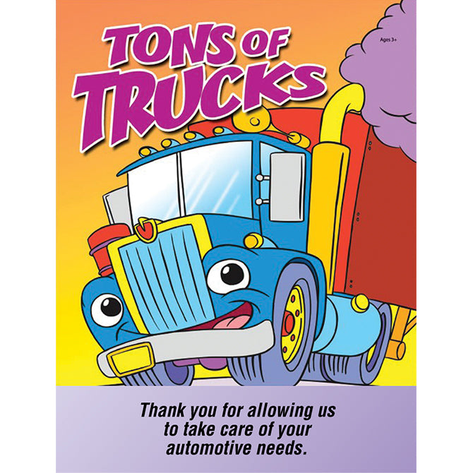 Coloring Book - Tons of Trucks - Qty. 50