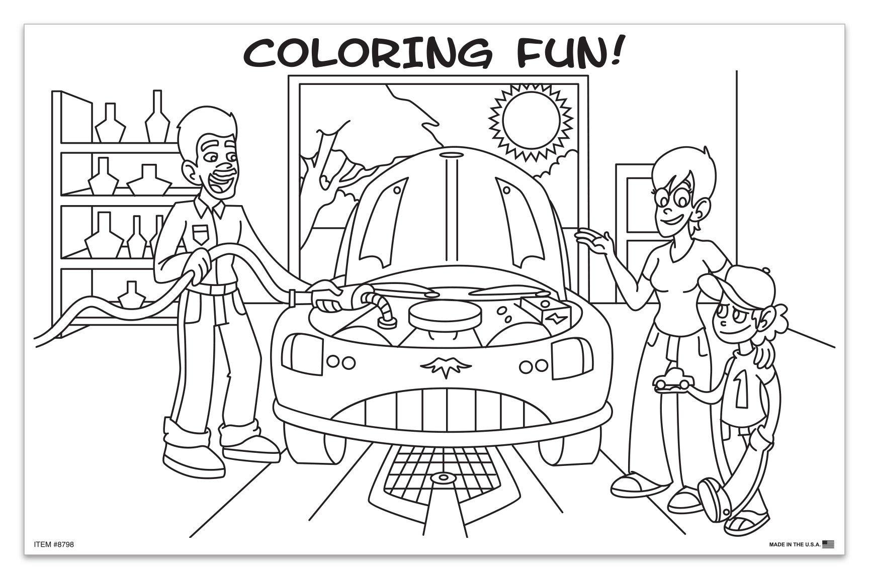 Coloring Pad - 50 Sheets per pad - Qty. 1