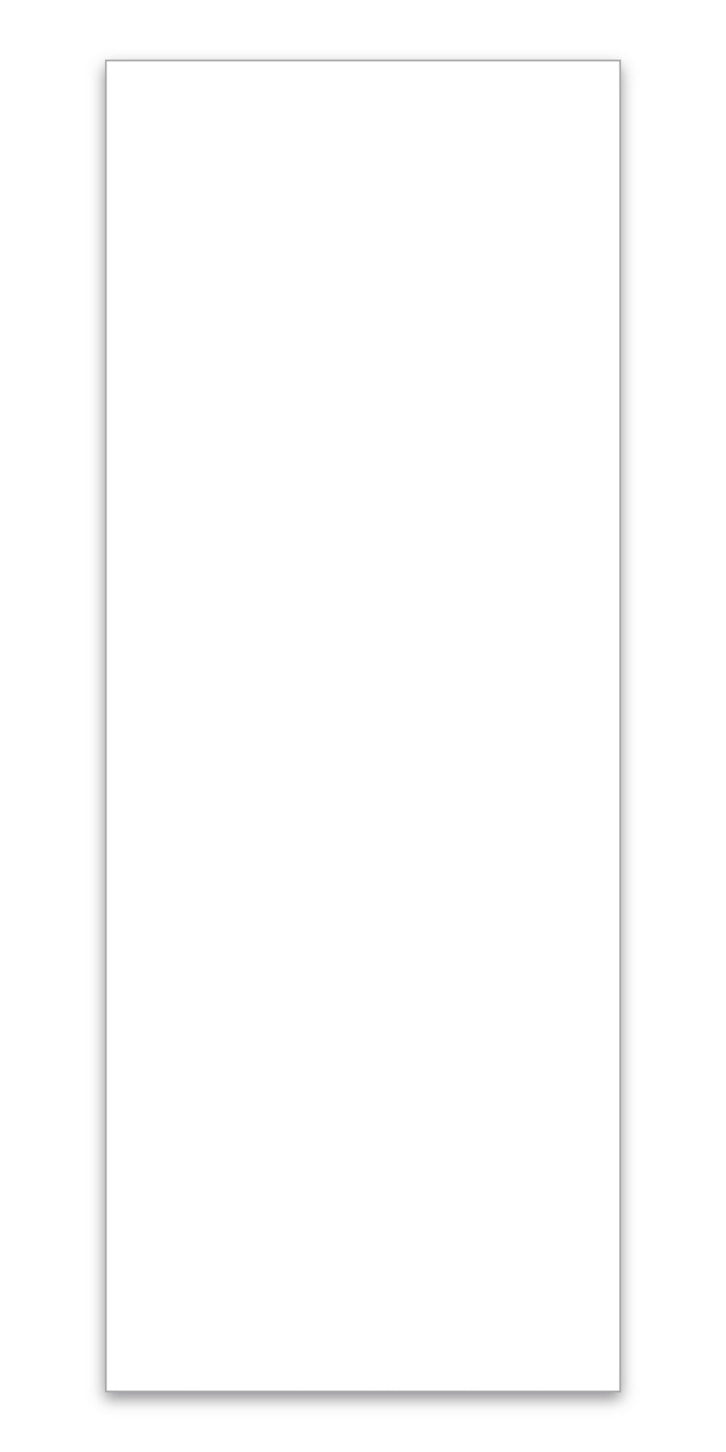 4.25"" x 11"" Ext. Laser Window Stick, BLANK, Perm. Adh., 1 Part - Qty. 250